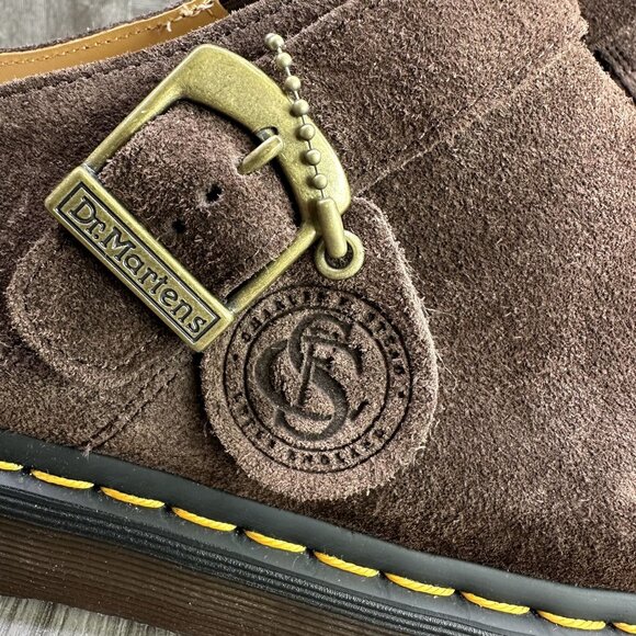 Dr. Marten's Isham Men's size 13 Brown Suede Slingback Shoes - Picture 6 of 9